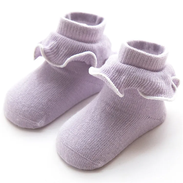 
0-1years Girls Baby Lace Frill Socks Kids Tube Socks Cheap 