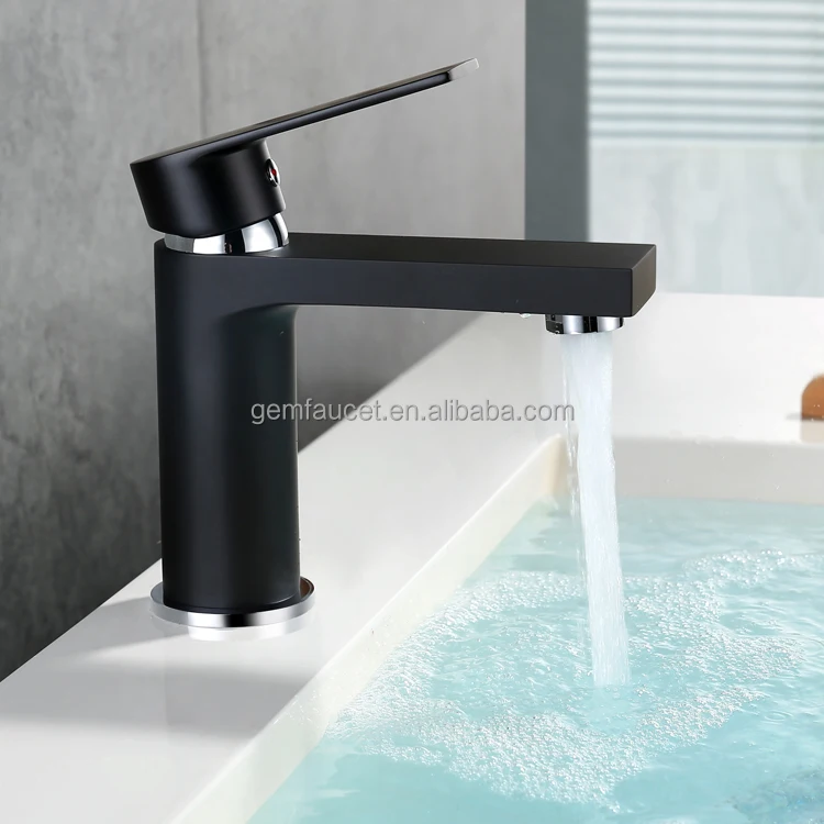 New Single handle brass washbasin faucet in chrome
