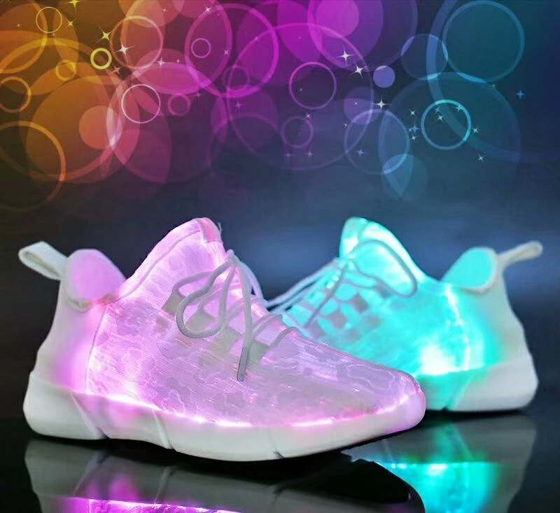
2019 hot sell women sport shoes for dance with led light up 