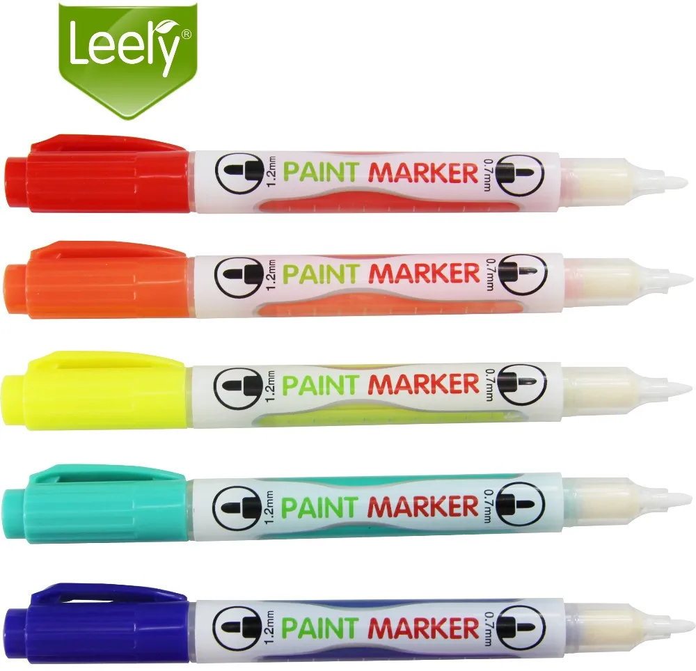 0050W 12pcs waterproof drawing graffiti art acrylic paint marker pens set
