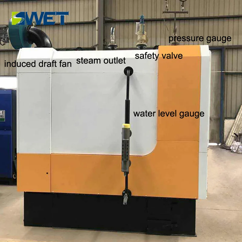 Высокоэффективный новый тип 100 кг мини-парогенератор на древесном топливе