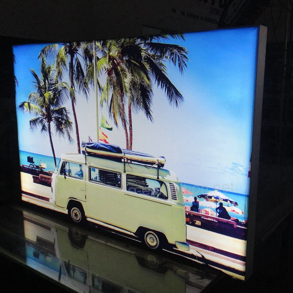 Tianyu Custom Made Tension Fabric Backlit Light Box Led Module Profile Aluminum Lightbox