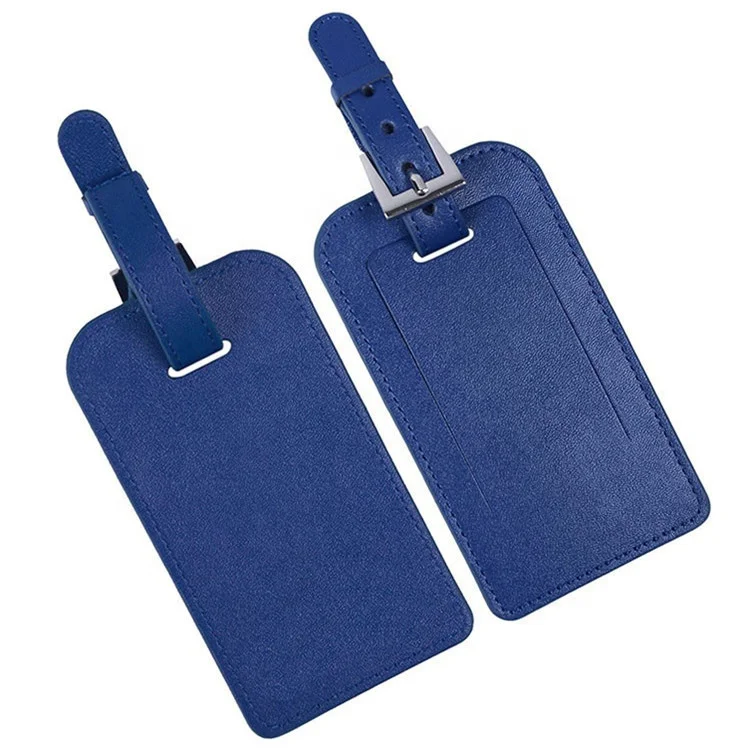 High Quality Custom Private Label Leather Travel Luggage Tag