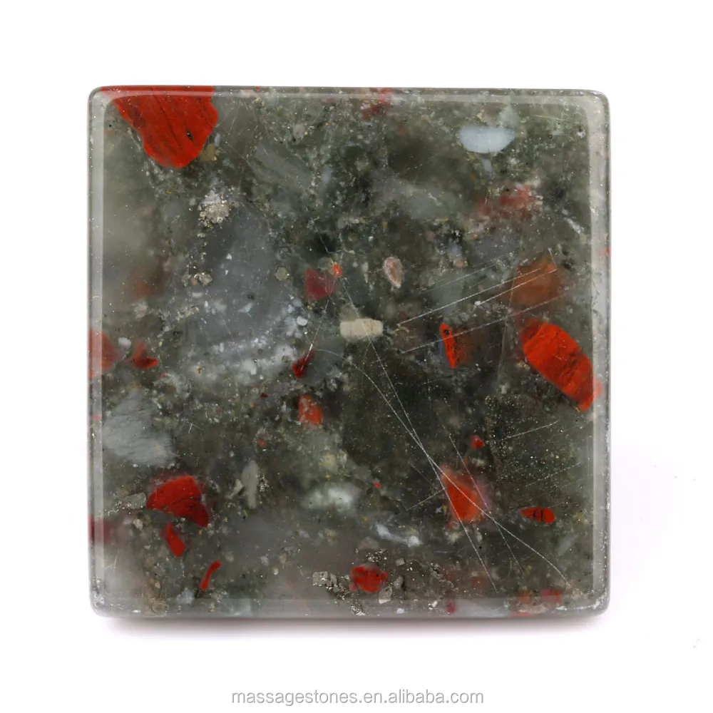 Natural healing therapy energy pyramid engraved africa blood stone pyramid