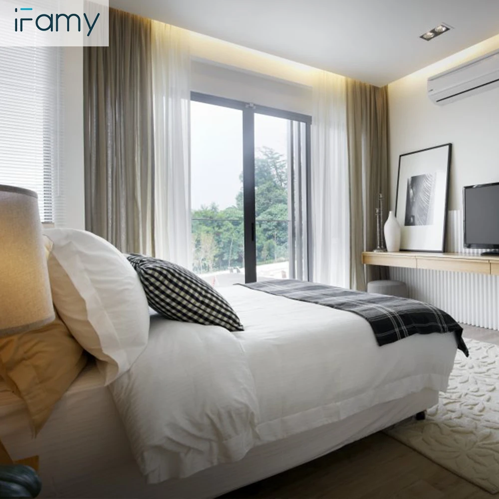 Hotel Blackout Design curtains Woven Factory Direct s fold sheer curtain high quality