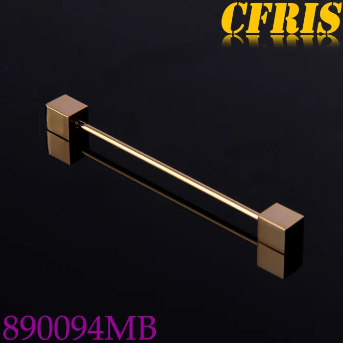 
Custom mens silver collar bar 