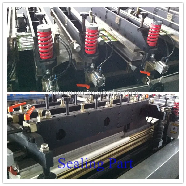 Servo motor and PLC Automatic zipper bag and self-standing three side seal doypack bag making machine