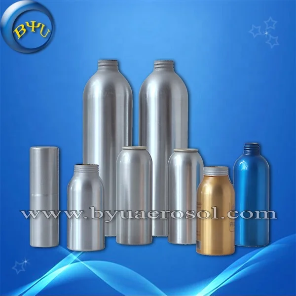manufacture aerosol aluminum can with Spiral mouth made in china