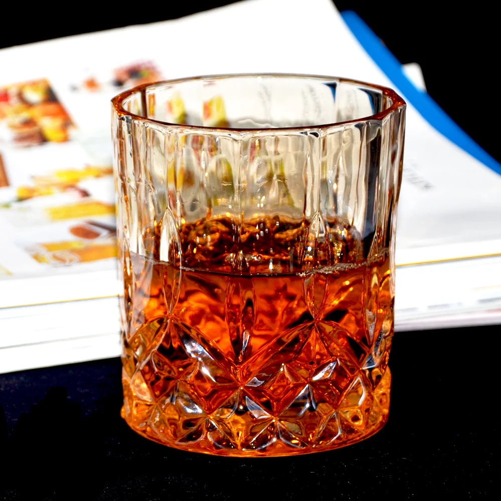 Diamond whiskey glasses