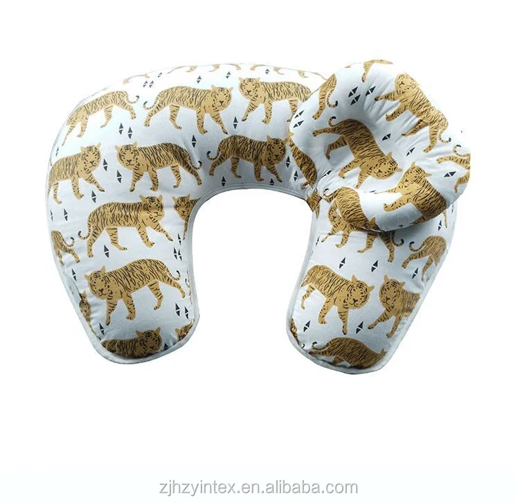 Colorful Cute Image Printed Maternity U Shaped Baby Feeding Nursing Pillow and Positioner