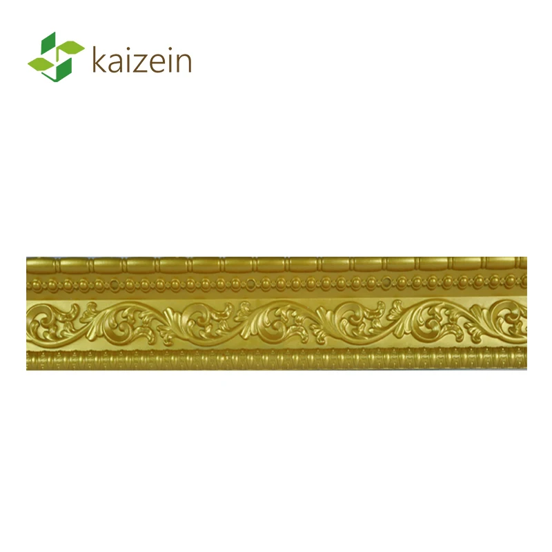 Nice decorative carving cornice moulding pillar flower design ceiling