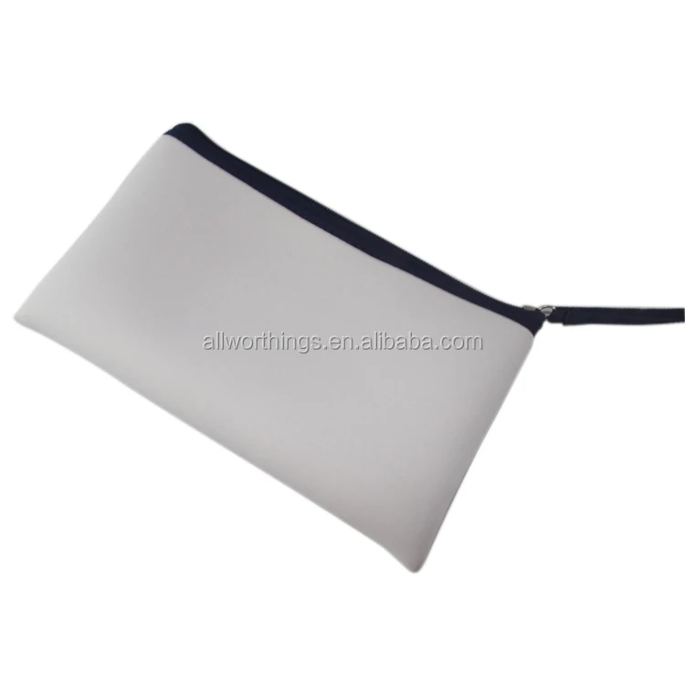 Blank neoprene pencil case for custom sublimation printing