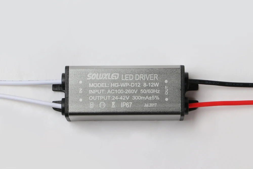LED IP67 8-12W Waterproof Driver Power Supply 24-42V 300mA