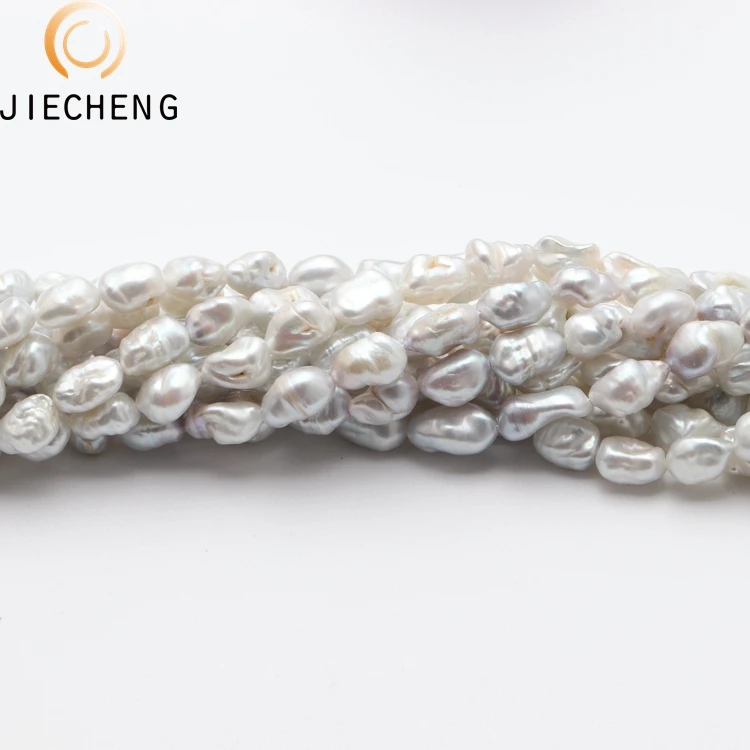 8-9mm grey genuine freshwater irregular shape pearl natural baroque pearl for making jewelry