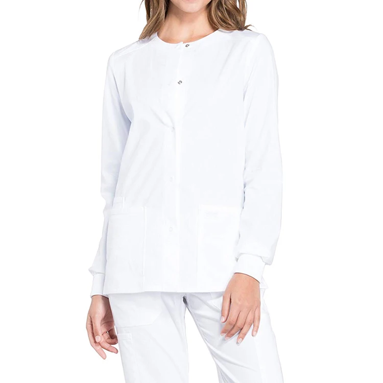 
Cheap Quality Antibacterial Fabric Fine Sewing Medical Hospital Uniform Nurse Scrub Suits 