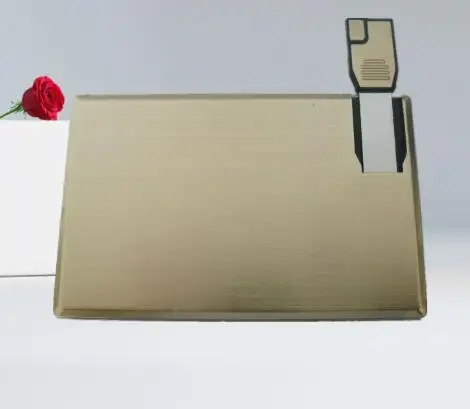 Promotional Custom Metal Card USB Flash Drive