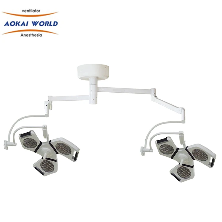 
Double LED4 150,000Lx Medical Equipment Hospital LED Operating Shadowless Light for Operating Room 