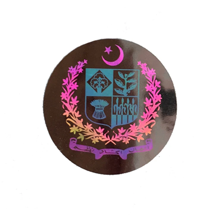 Factory Custom Logo Printing 3d Hologram Sticker laser label