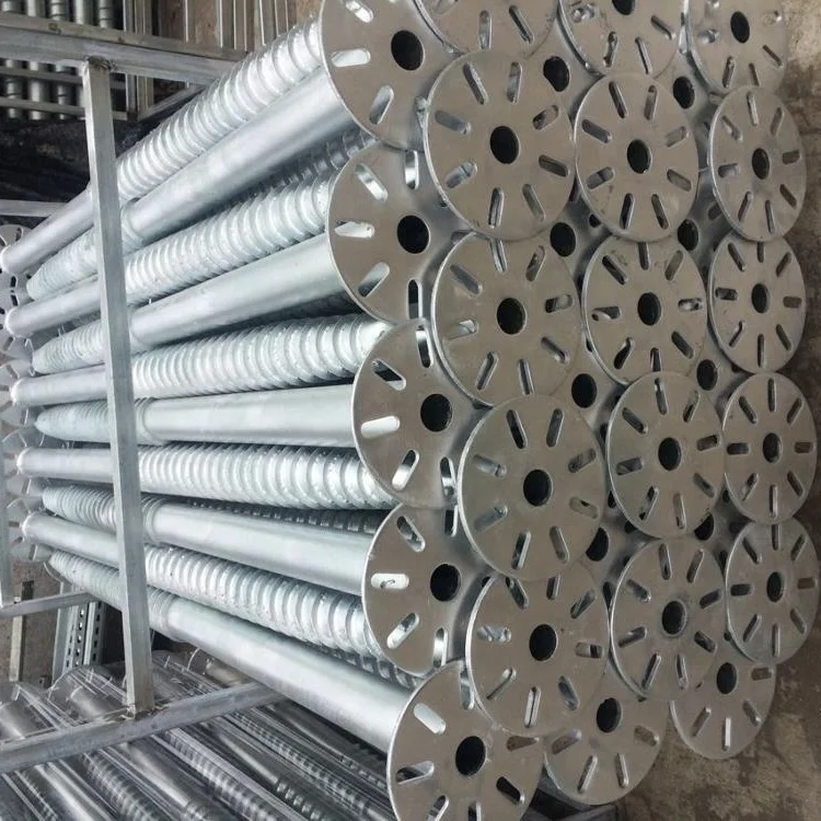 Galvanized Ground Screws Spiral Solar Ground Screw Anchor Stake for PV