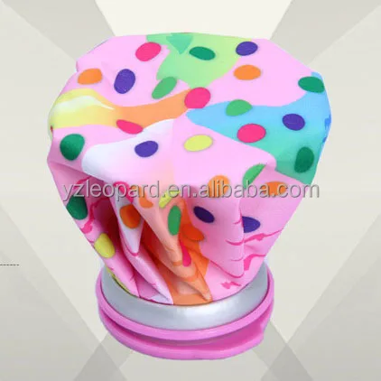 Eco-friendly 6 inch portable mint chocolate muscle cooler green cake reusable ice pack hot cold therapy bag