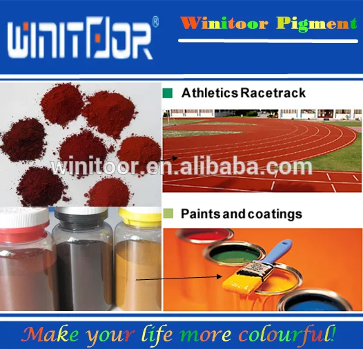 Inorganic pigment iron oxide red Fe2O3