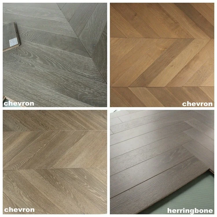 Chevron Parquet Engineered Wood Flooring Interlocking For Sale