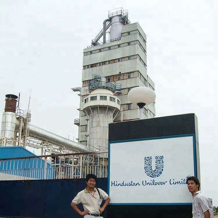 High spray tower detergent powder mixing machine / washing powder plant