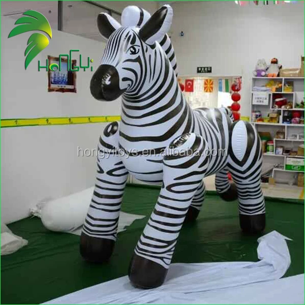 Hongyi Latest Giant Inflatable Cartoon Horse Toys Inflatable Sex Zebra For Promotion