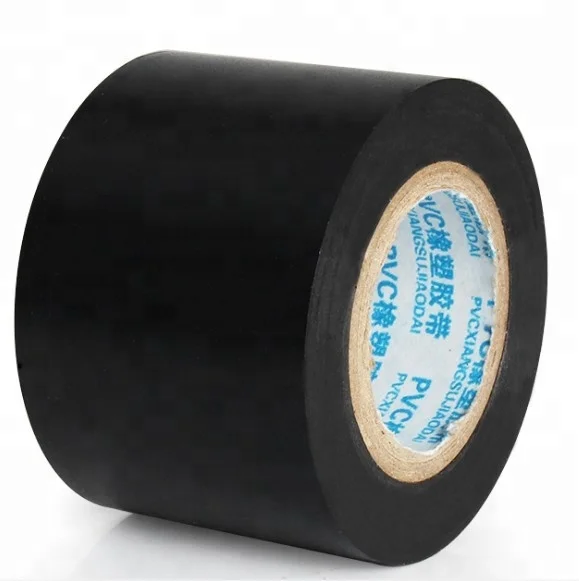 High Temp Electrical Tape Black Insulating PVC Tape Air Conditioning Wrapping Tape