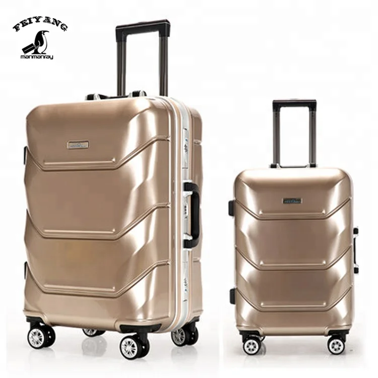 New fashion mirror ABS aluminum frame luggage eminent luggage sets boarding suitcase