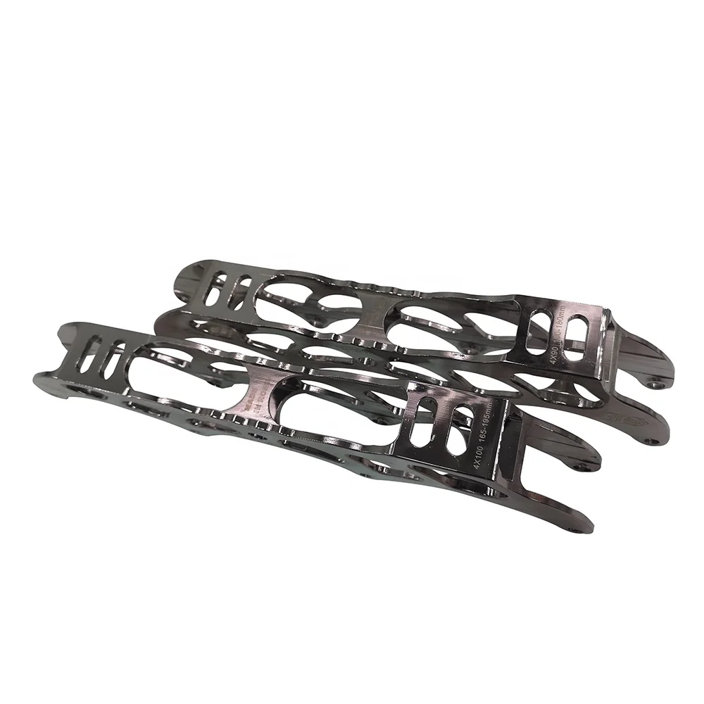 Hot Selling Colorful CNC Aluminum Alloy Inline Skate Frame Speed Skates Chassis