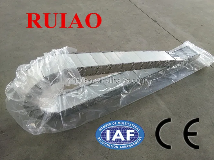 RUIAO тяжелых ГТВ закрытых стальных цепной кабель и шланг трек