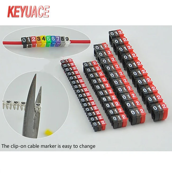 KEYUACE Color Coded Cable Marker Electric Numeric Supplier