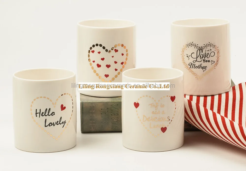 2017 china factory wholesale lovely straight coffee ceramic mug porcelain cup