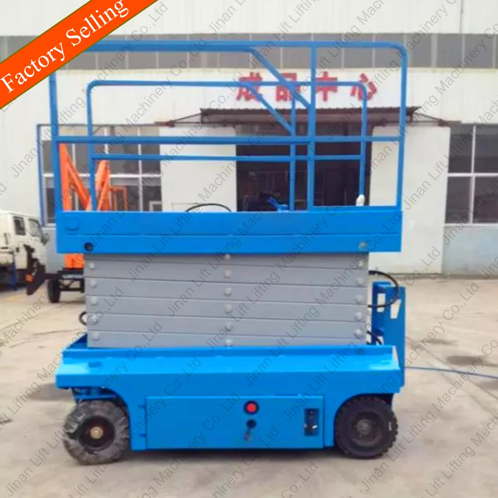 10m Automatic jlg scissor lift hydraulic ladder lift window cleaning sky lift for sale