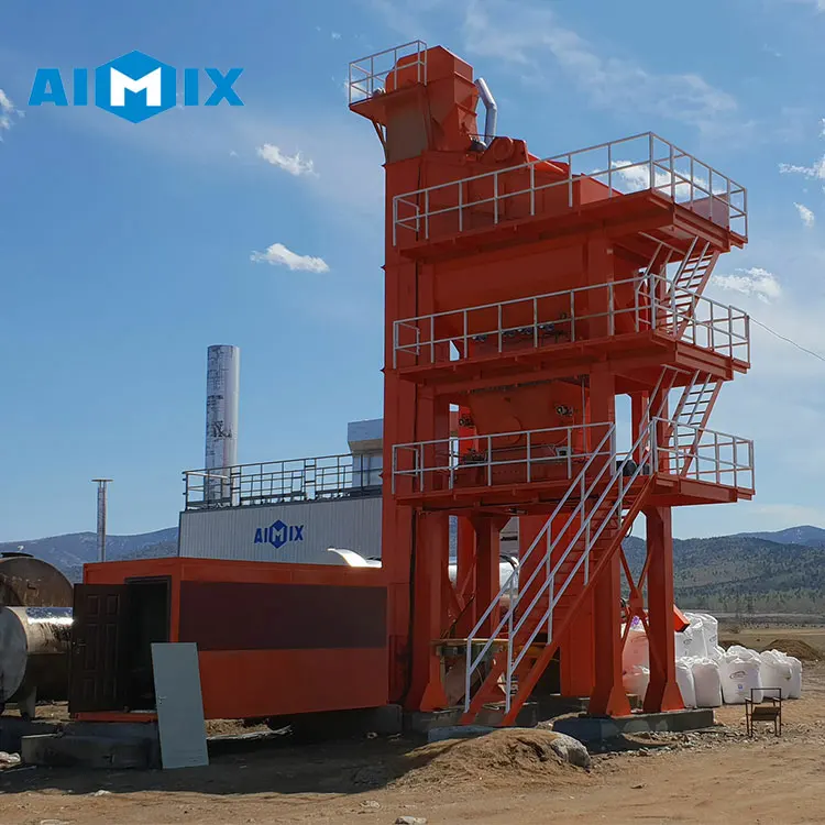 asphalt distributor truck drum mix plant