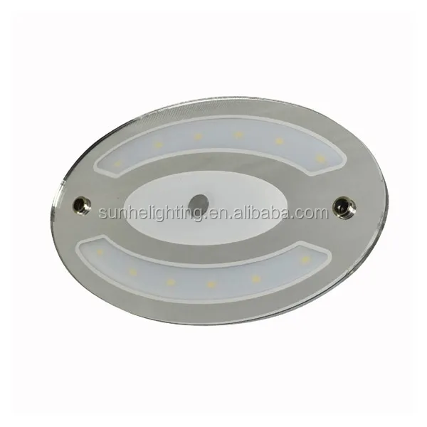 
12V DC SMD 2835 ultra thin 6w Ceiling Lamp Caravan/Camper Trailer/RV Camping Lighting 