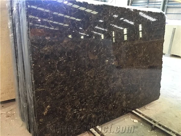 Spain Emperador Dark Marble Round Table Top Countertop Tile Slab Price
