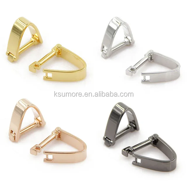 Letters Cufflinks Custom Blank Metal Silver Cufflink Manufacturer