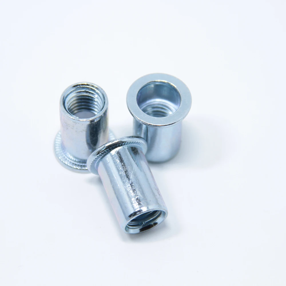 M4 M5 M6 M8 1/4-20 Carbon Steel Zinc Plated Blind Rivet Nut Riveted Nut