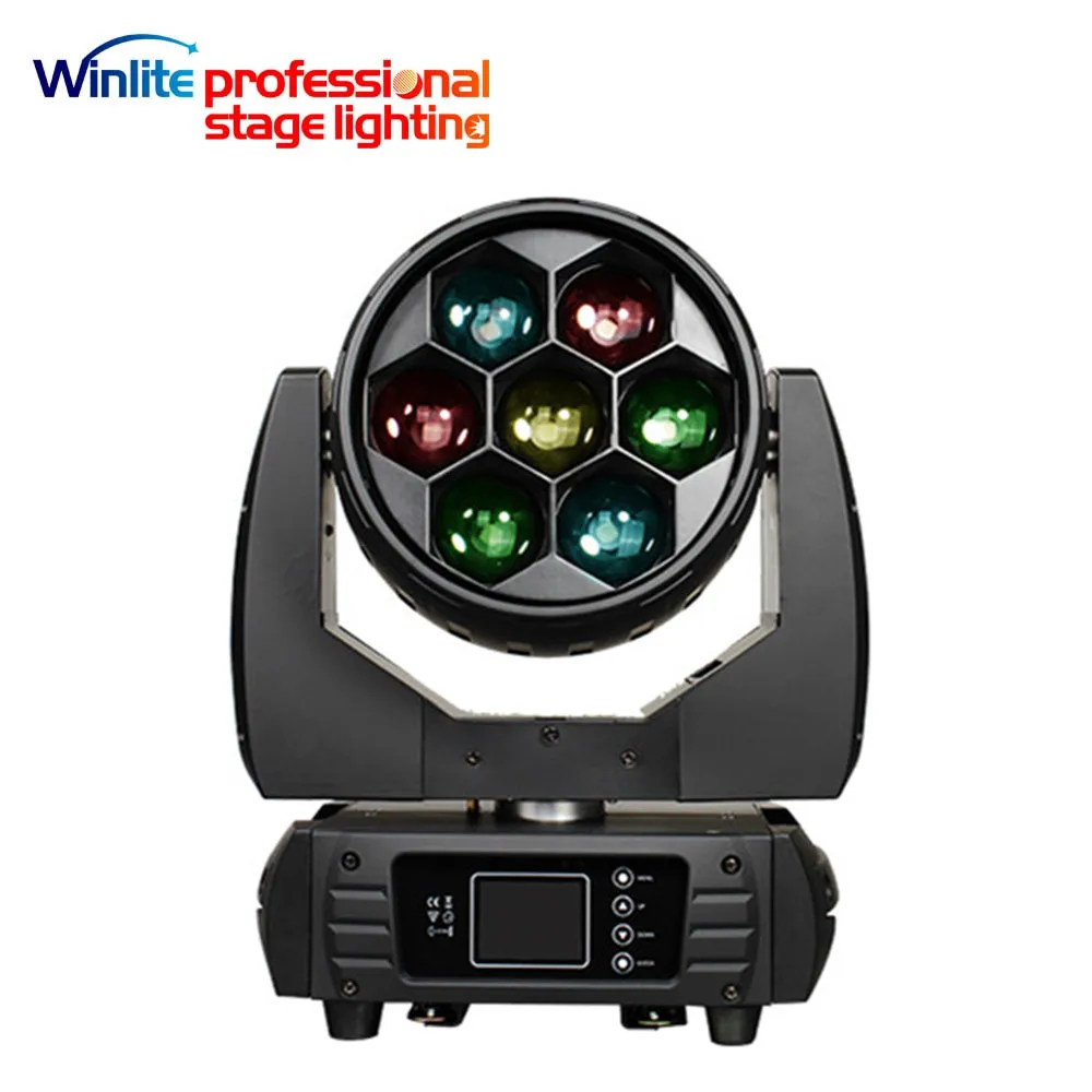 7x40 Вт 4in1 RGBW зум, LED перемещение головы мыть света с пикселей эффект