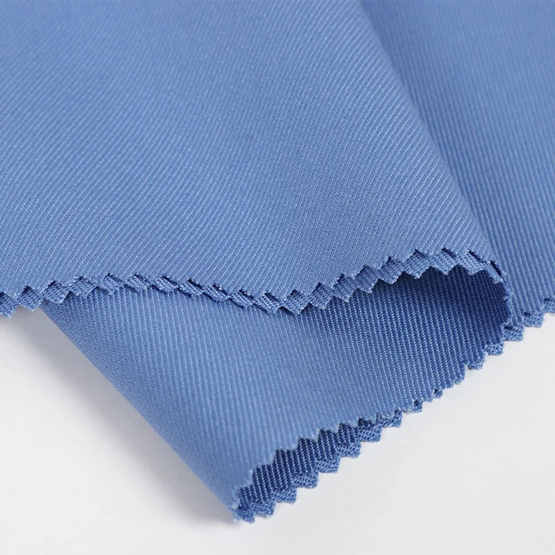 100% cotton 330gsm satin fire resistant fabric for industry coverall