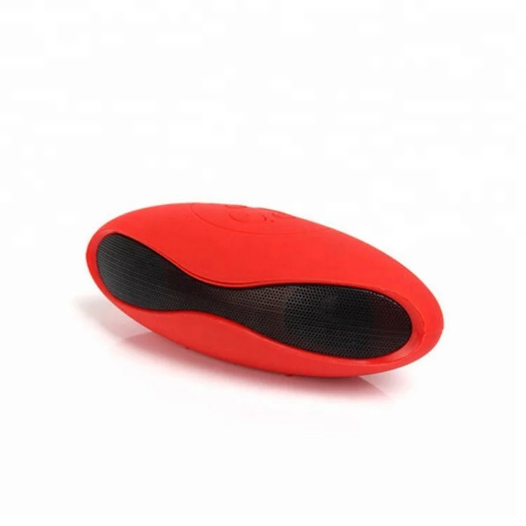 Colorful Oval Shape Rugby Ball Wireless Mini Portable Speaker