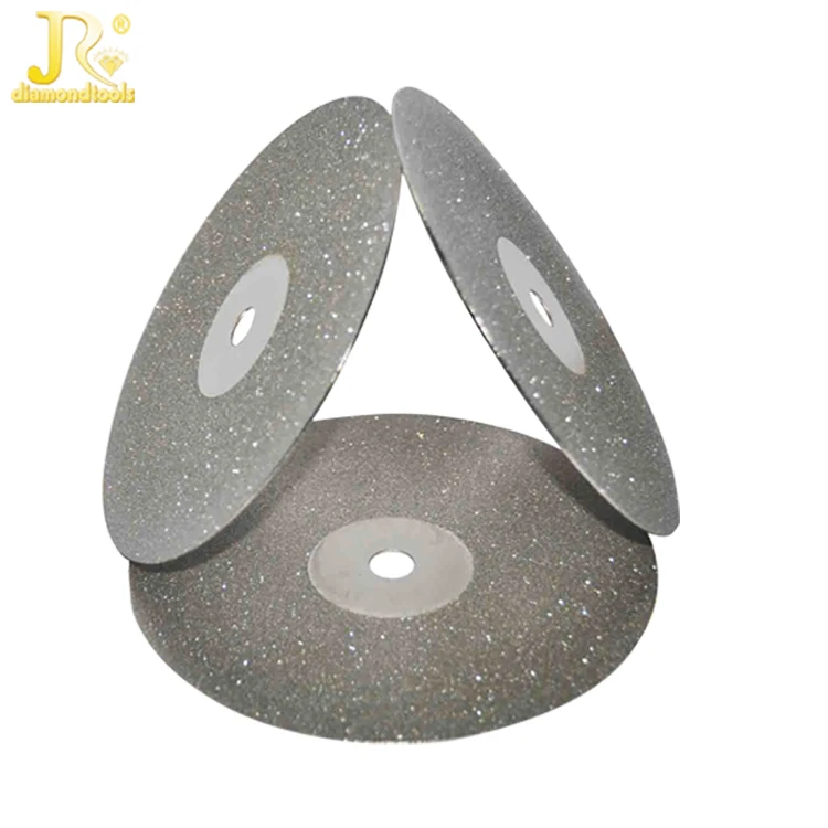 Electroplated lapping glass polish disc