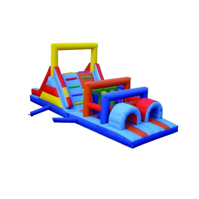 China cheap game outdoor race large mega bouncy castle crazy custom inflatable 5k run insane obstacle course for sale