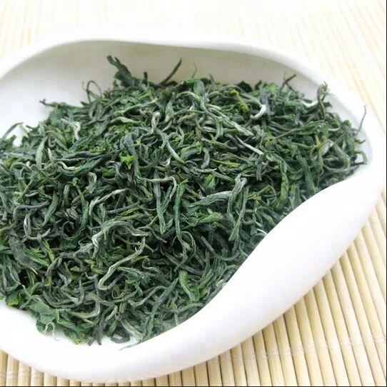 100% Pure Natural Green Tea Packing Size 65 X 80 mm Nylon Pyramid Loose Leaf Green Tea