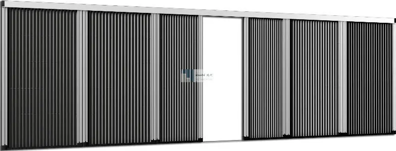 
Plisse insect screen door 