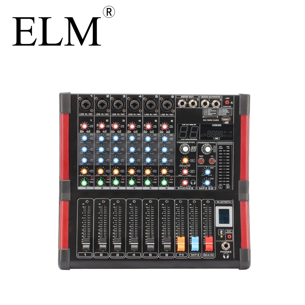 Высокое качество Studio мощность переключения караоке смеситель программы аудио цифровой