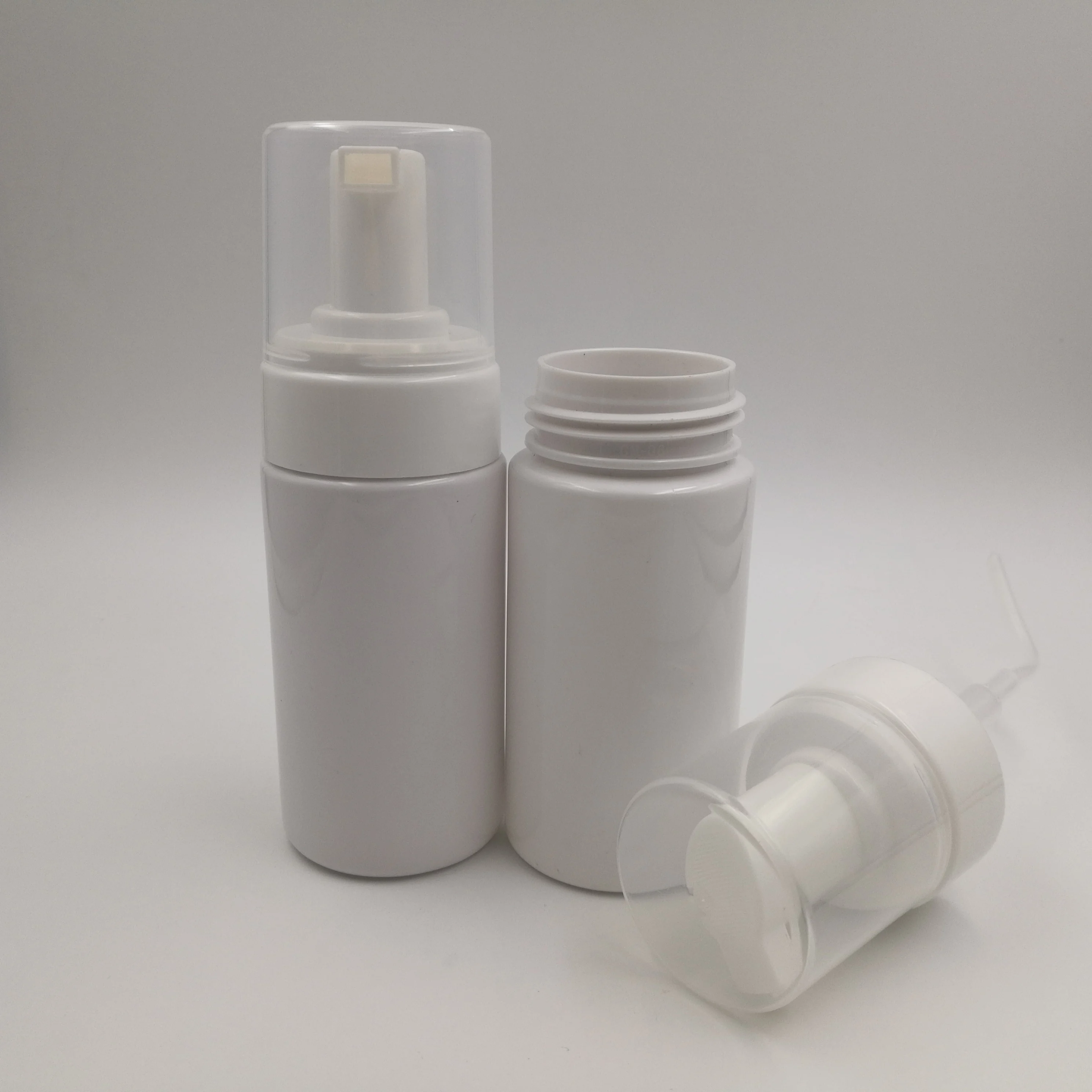 30ml 50ml 60ml 100ml 150ml 200ml  250ml PET foam pump bottles plastic empty refillable cosmetic foaming soap pump bottle