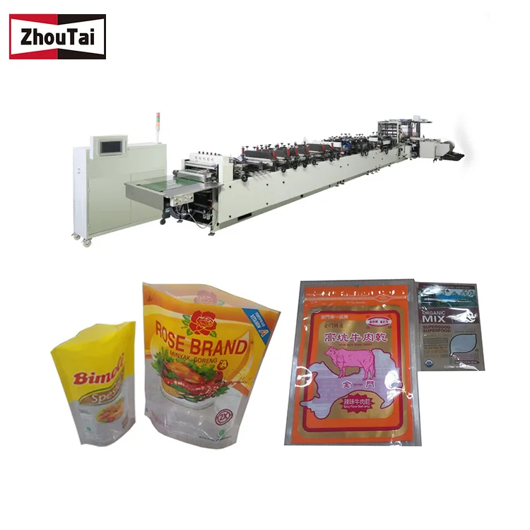 
China Goods automatic paper bag pouch packing making machine 